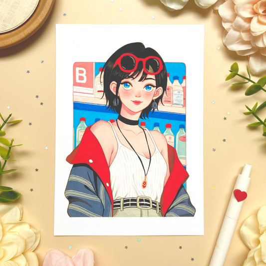 Summer Grocery Art Print