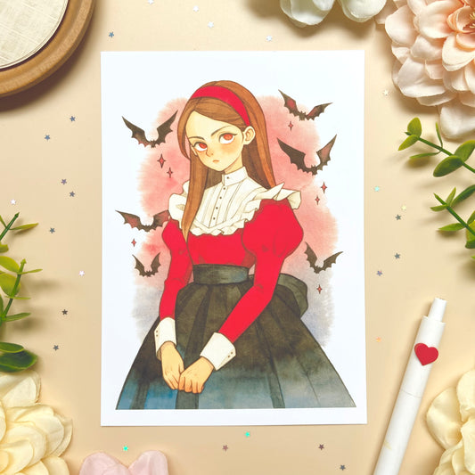 Silent Crimson Art Print