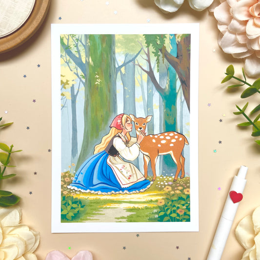 Tender Glade Art Print