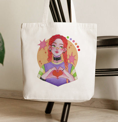 Radiant Rebel Tote Bag
