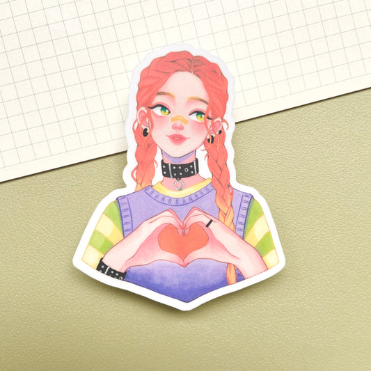 Radiant Rebel Vinyl Sticker