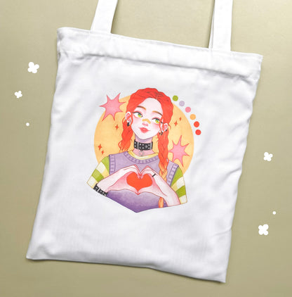 Radiant Rebel Tote Bag