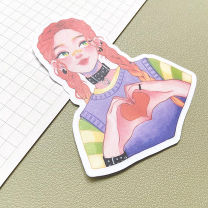 Radiant Rebel Vinyl Sticker