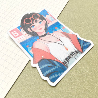 Summer Grocery Vinyl Sticker