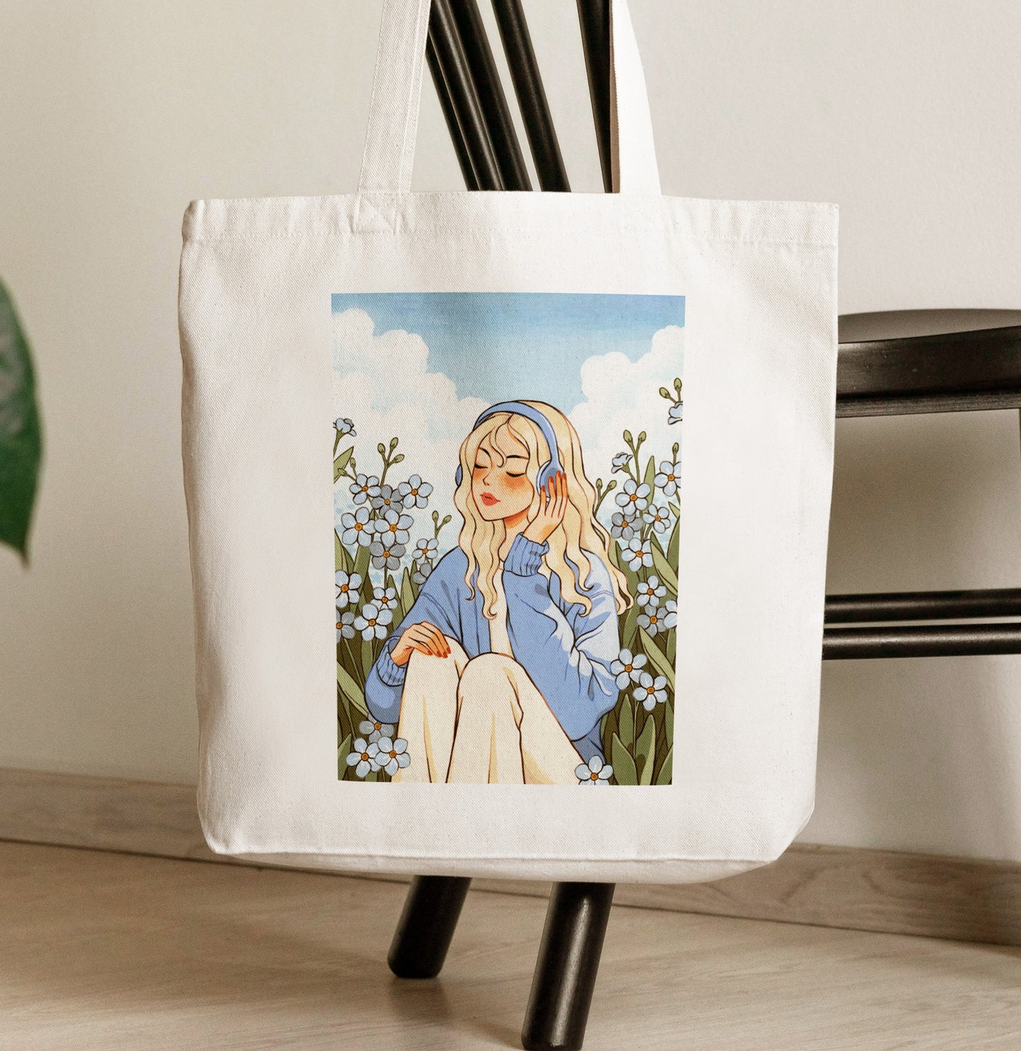 Forget Me Not Tote Bag