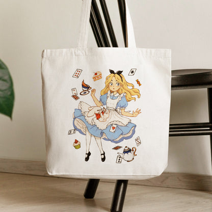 Alice in Wonderland Tote Bag