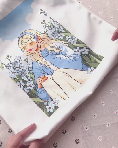 Forget Me Not Tote Bag