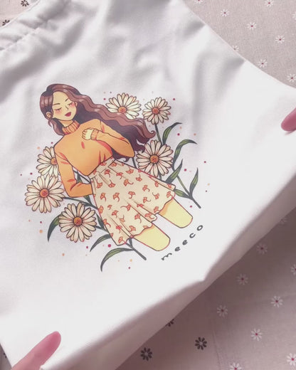 Daisy Girl Tote Bag